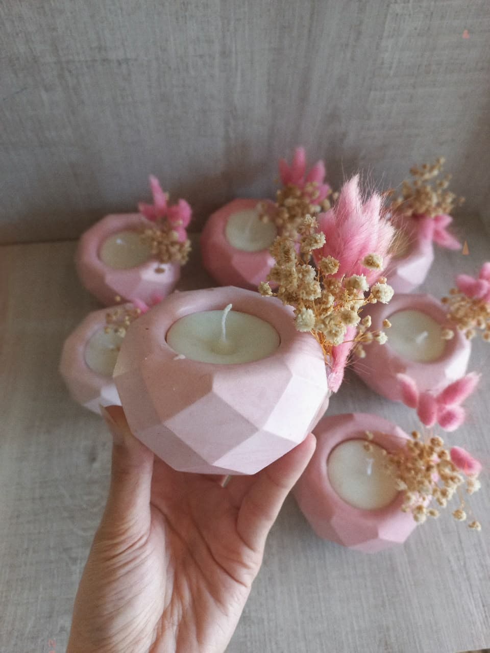 Geometric Candle Souvenir