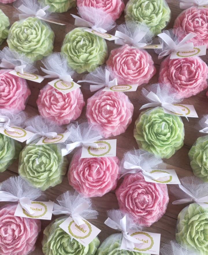 Tulle Wrapped Peony Souvenir