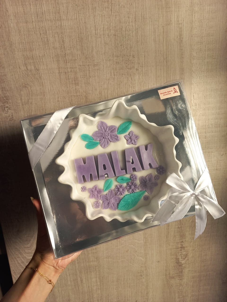 Personalized Name Candle Tray